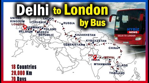 Delhi To London Bus Route Map