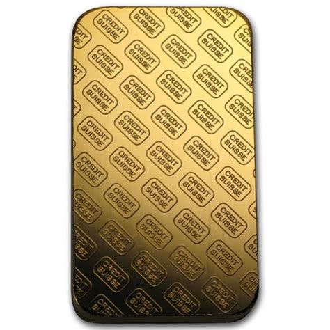 10 oz Credit Suisse Gold Bar (with Assay) - Bullion Mart