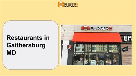 PPT - Restaurants in Gaithersburg MD PowerPoint Presentation, free download - ID:11533669