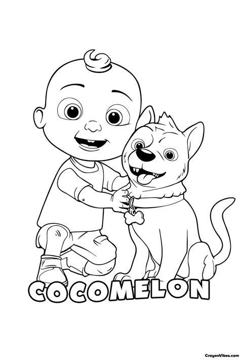 CoComelon Coloring Pages Free Printable for Kids