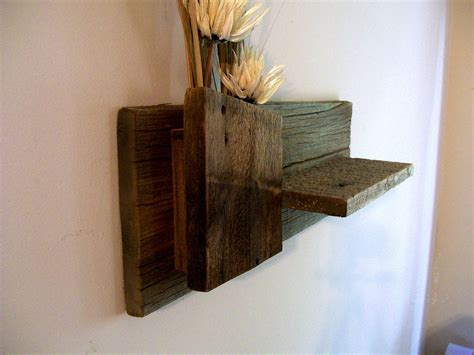 Rustic / Reclaimed / Barn Wood Wall Shelf