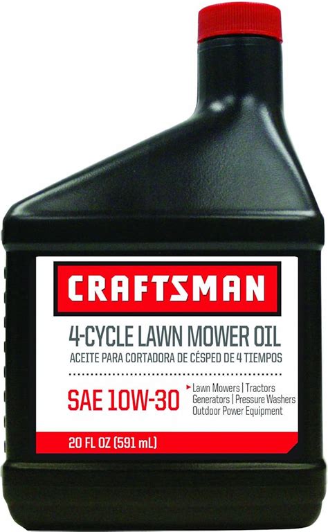 Amazon.com : Craftsman SAE 10w-30 4 Cycle Lawnmower Oil CMXG0AW1320, 20oz, Case of 12 : Outdoor ...