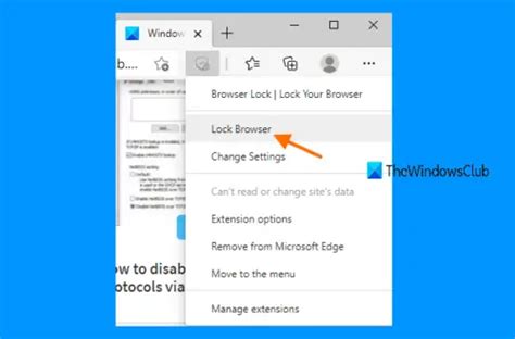 How to password-protect Edge or Chrome browser on Windows 11