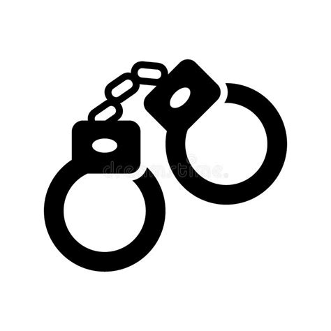 Handcuffs Icon or Logo Isolated Sign Symbol Vector Illustration Stock Vector - Illustration of ...