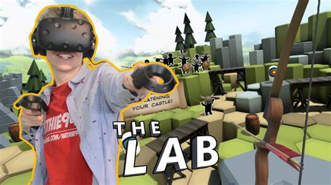 FIRST VR GAMEPLAY WITH THE VIVE! | The Lab (HTC Vive) - YouTube