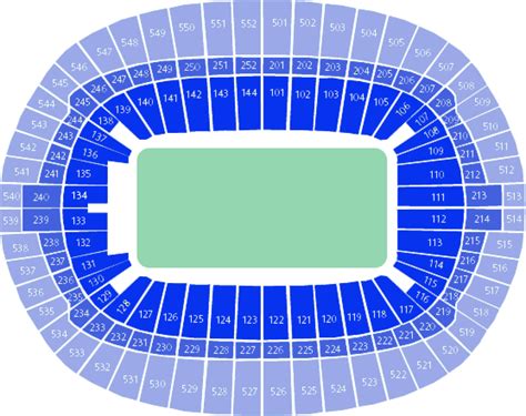 Wembley Stadium Seating Map