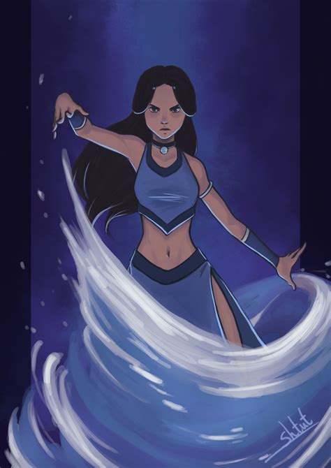 The Waterbender | by Shtut.deviantart.com | Katara | The Last Airbender | Avatar | Anime is ...