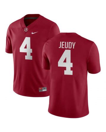 Alabama Crimson Tide Jerry Jeudy Football Jersey, Jerry Jeudy College ...