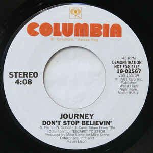 Journey - Don't Stop Believin' (1981, Vinyl) | Discogs