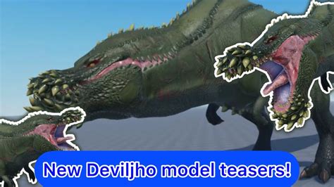 New Deviljho model sneak-peak! Monstrous Battlegrounds - YouTube