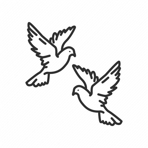 Animal, bird, christian dove, dove, holy spirit, purity, religion icon ...