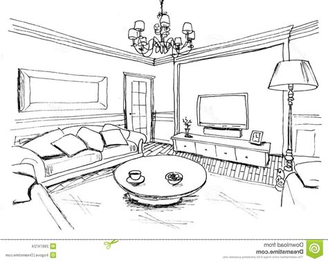 room clipart black and white - Clipground