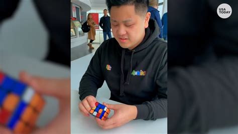 Rubik's Cube world record set in 3.13 seconds by Max Park: Watch