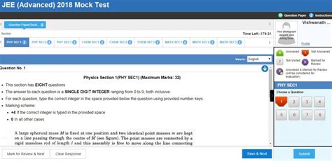 JEE Update : Official Mock Test for JEE (Advanced) 2018 Released - My Exam : EduBlog of ALLEN ...