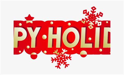 Happy Holidays Clipart - Happy Holidays Banner Png Transparent PNG - 640x480 - Free Download on ...