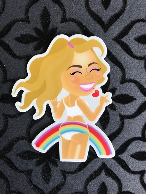 Mariah Carey rainbow Vinyl Sticker - Etsy