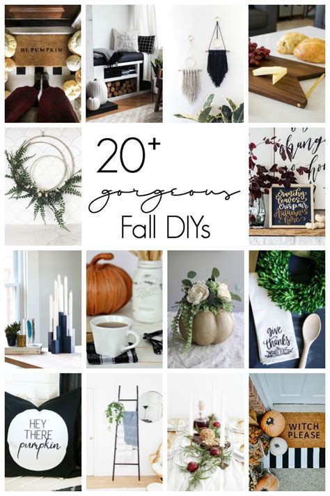 Modern DIY Fall Decor Ideas | Fall decor diy, Modern fall decor, Diy fall