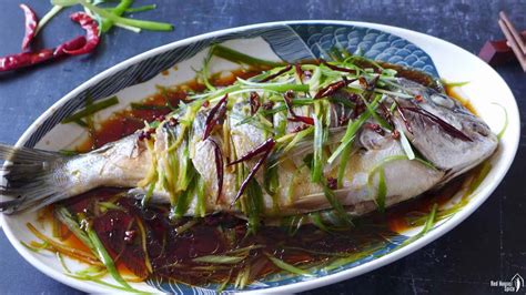 Steamed Fish, the Chinese Way (清蒸鱼) - Red House Spice