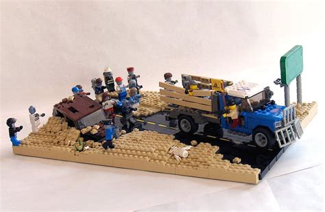 Zombie Hunt Lego Diorama - The Awesomer