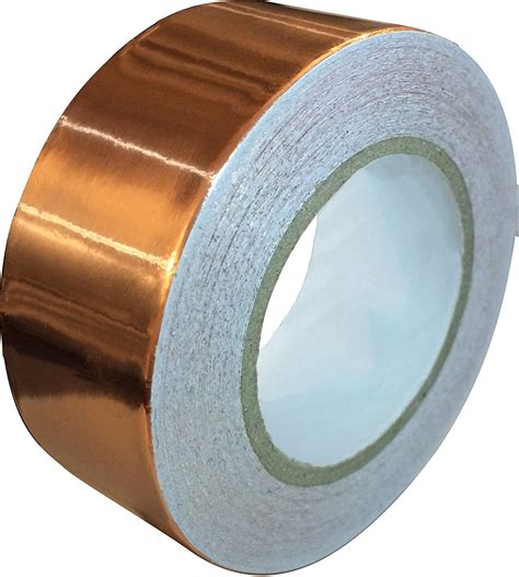 Copper Foil Tape with Conductive Adhesive (1inch X 12yards) - EMI ...