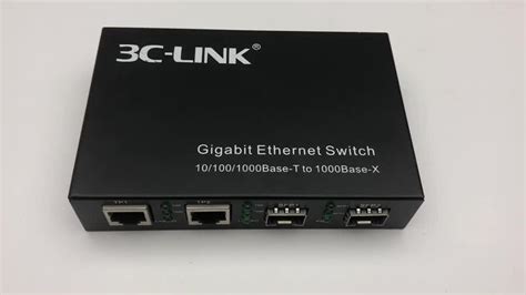 4 Port Gigabit Ethernet Switch 10/100/1000bbase-t To 1000base-x Fiber ...