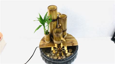 Diy indoor bamboo water fountain how to make water fountain – Artofit