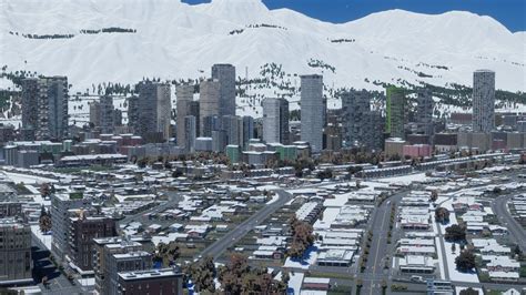 Skyline in the Mountains : r/CitiesSkylines