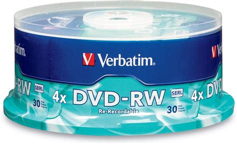 Verbatim DVD-RW 4.7GB 4X with Branded Surface 30-Disc Spindle 95179 | Walmart Canada