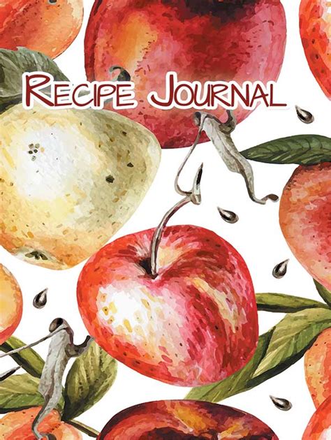 Recipe Journal: Blank Cooking Journal, 8x10-inch, 100 Recipe Pages ...