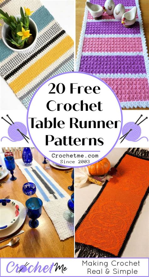 How To Crochet A Table Runner For Beginners | Brokeasshome.com