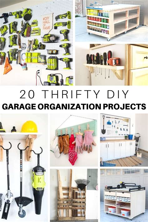 20 Thrifty DIY Garage Organization Projects – The House of Wood