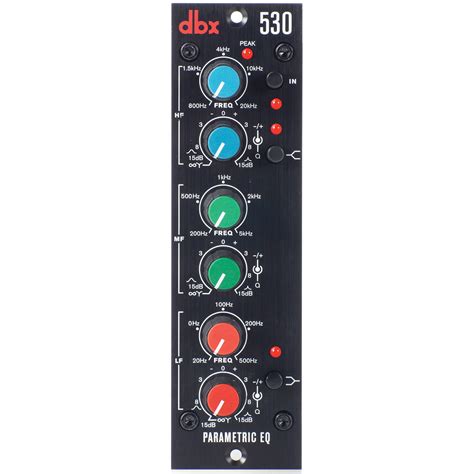 dbx 530 Parametric Equalizer (500 Series Module) DBX530 B&H