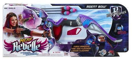 Nerf Rebelle Purple Agent Bow (Pink/Teal Arrows) | Walmart Canada