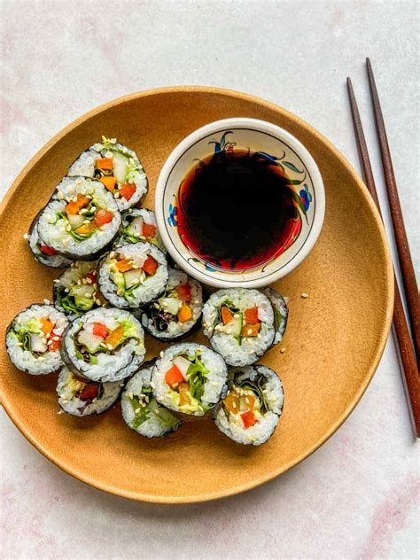 Easy Vegetable Sushi Recipe - This Healthy Table