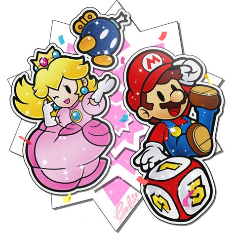 Paper Mario And Peach - Anime Gallery