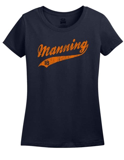 Ladies Peyton Manning 18 T shirt by SwaggeNation on Etsy