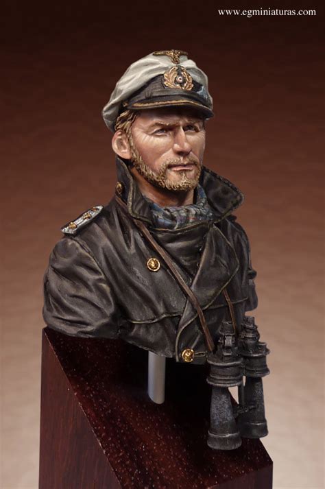 U-Boat Commander WW2 Young Miniatures bust 1/10 | planetFigure | Miniatures