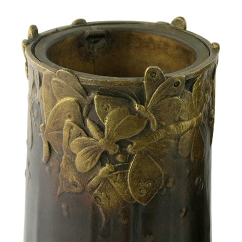 Antique Nouveau Bronze Vases - Knightsbridge Charleston