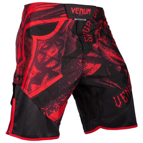 Venum Gladiator 3.0 Fight Shorts MMA/BJJ (Black/Red) | The Jiu Jitsu Shop