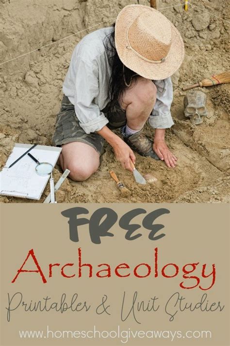 FREE Archaeology Printables and Unit Studies (Instant Download - Archaeology Observations ...