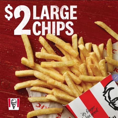 DEAL: KFC $2 Large Chips | frugal feeds