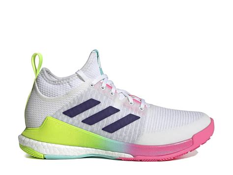 adidas Crazyflight Mid Indoor Volleyball Shoe in White | Lyst