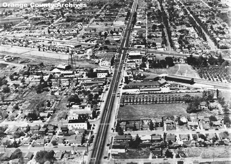 Aerial view of Buena Park, circa 1940s | Photo by Gus Thornr… | Flickr