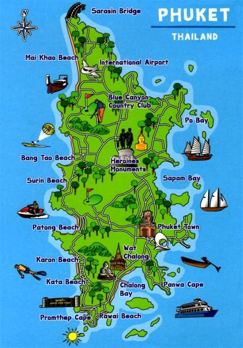 Map of Phuket | Must-Visit Attractions