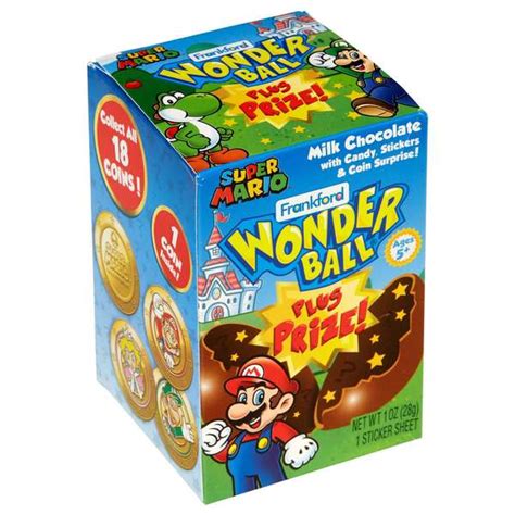 Frankford Candy Wonder Ball Prize Mario 1 oz., PK120 10163 | Zoro