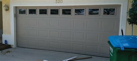 Wayne Dalton Taupe Garage Door Installation in Monroeville, AL