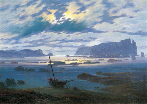 Chiaro di Luna sul Mare del Nord. Praga Narodni Galerie. 1830 | Caspar ...