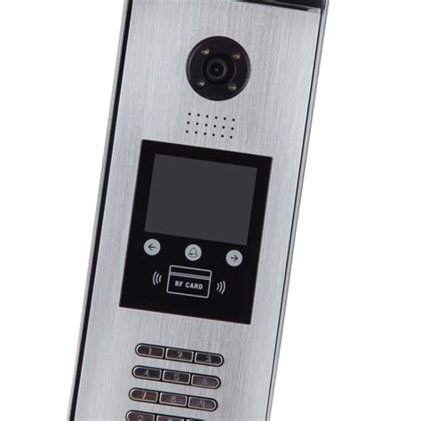 Surface Mount Digital Multiway Video Door Station with Screen, Keypad, and Proximity Reader