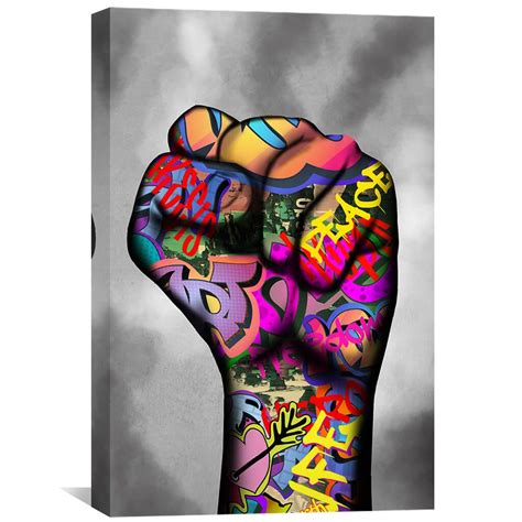 Power Fist Canvas – ClockCanvas