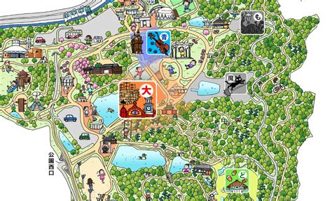 Ghibli Park Map